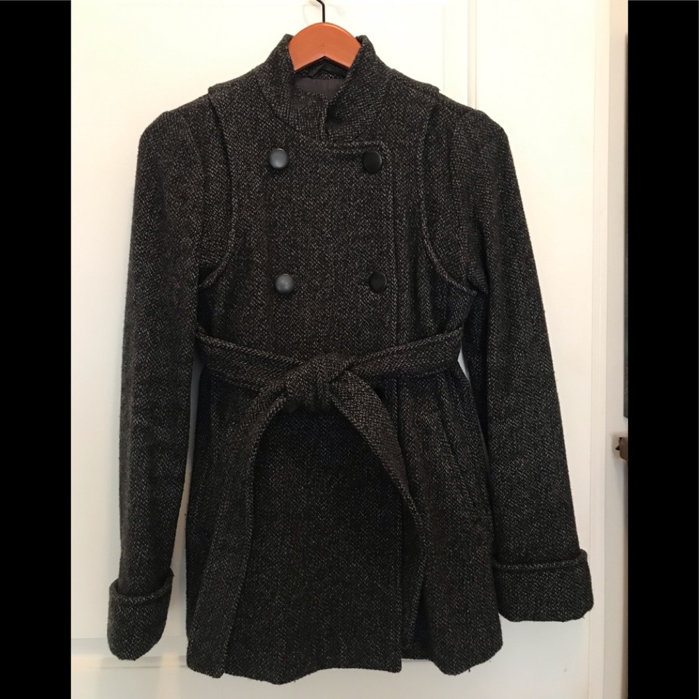 Armani A/X Tweed Peacoat